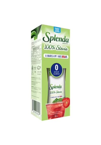 Adoçante Líquido Stevia Caixa 60ml Splenda