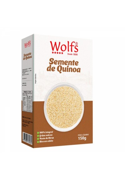 Semente de Quinoa 150g, Wolfs 