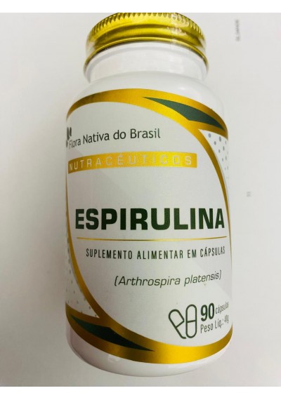 Espirulina 450mg 90 cápsulas - Flora Nativa 