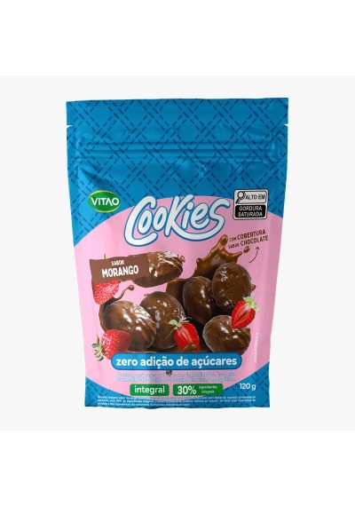 Cookies Diet c/ Cobertura de Chocolate 120g Vitao