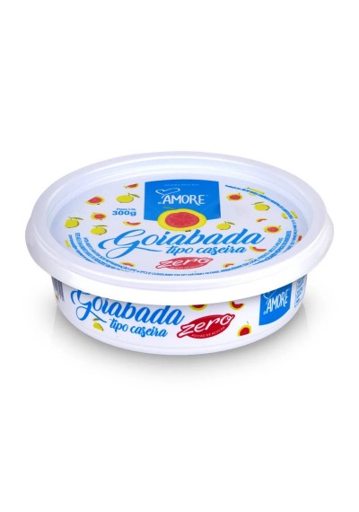 Goiabada Lisa Zero adição de açúcares  300g, Amore 