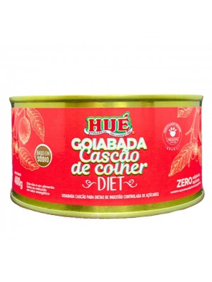 Goiabada cascão de colher diet sem adição de açúcares 400g, HUE  