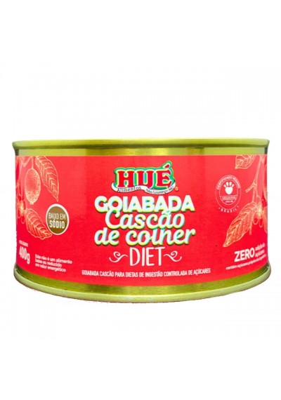 Goiabada cascão de colher diet sem adição de açúcares 400g, HUE  