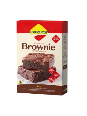 Mistura para Brownie e Petit Gateau Zero Lactose e Zero Açúcar 150g 