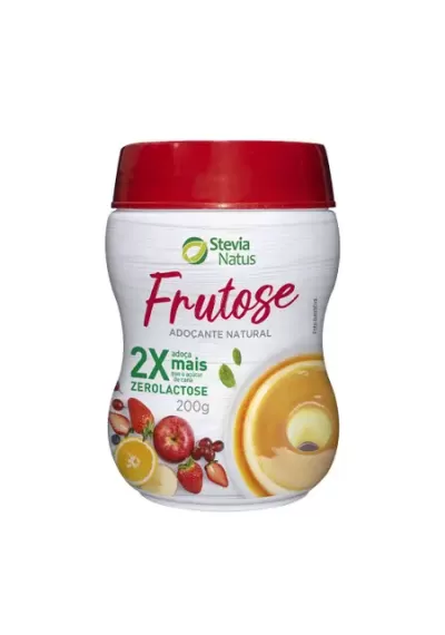 Adoçante Natural Frutose stevia Natus 200grs