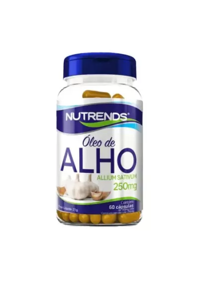 Óleo de Alho 250mg com 60 cápsulas Nutrends 