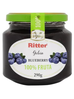 Geleia de Frutas 100% fruta sem adição de açúcares 290g, Ritter 