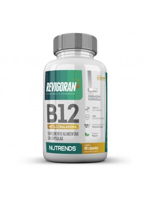 Revigoran B12 Alta Concentração 9,9cmg 60 Cápsulas, Nutrends