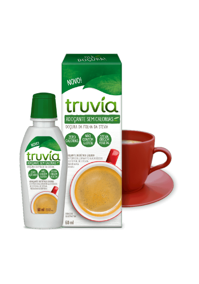 Adoçante Líquido Truvia Stévia e Eritritol Frasco 60ml 