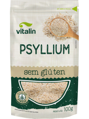 Psyllium sem glúten Vitalin 100g