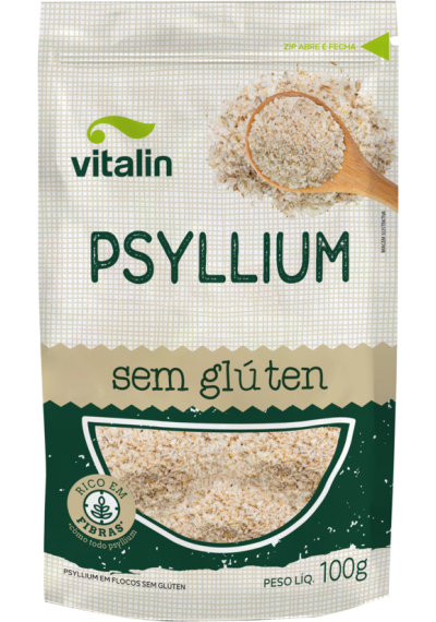 Psyllium sem glúten Vitalin 100g