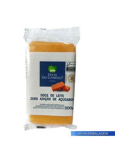 Doce de Leite  Tablete Diet - São Lourenço 200g