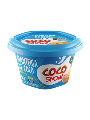 Manteiga de Coco Sabor Manteiga Sem Lactose 200g - Coco Show Copra 