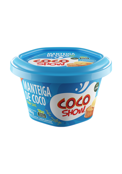 Manteiga de Coco Sabor Manteiga Sem Lactose 200g - Coco Show Copra 