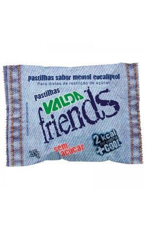 Pastilhas Valda Friends Sem Açúcar 25g